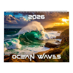 CALENDÁRIO ONDAS OCEANAS - 2026 -