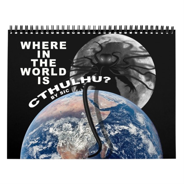 Calendário Onde está Cthulhu? (Capa)