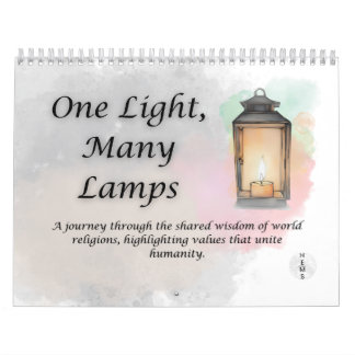 Calendário "One Light, Many Lamps: Unity in Diversity"