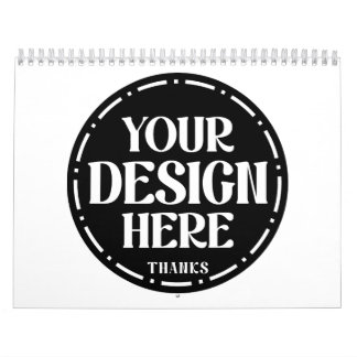 Calendário One-of-a-kind, elegant, clean & bold
