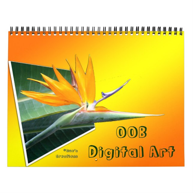 Calendário OOB 3D Arte Digital (Capa)