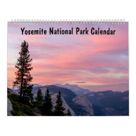 Calendário Opiniões Cênicas do Parque Nacional Yosemite