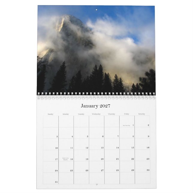 CALENDÁRIO OPINIÕES DE YOSEMITE (Jan 2027)