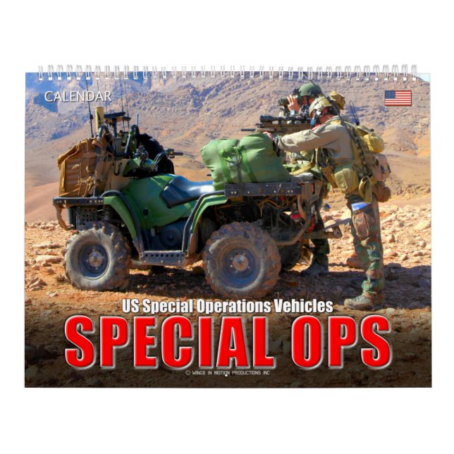 Calendário OPS ESPECIAIS - Veículos de Operações Especiais do (Capa)