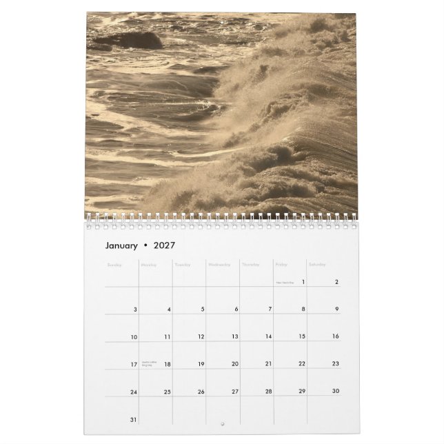 Calendário Oregon (Jan 2027)