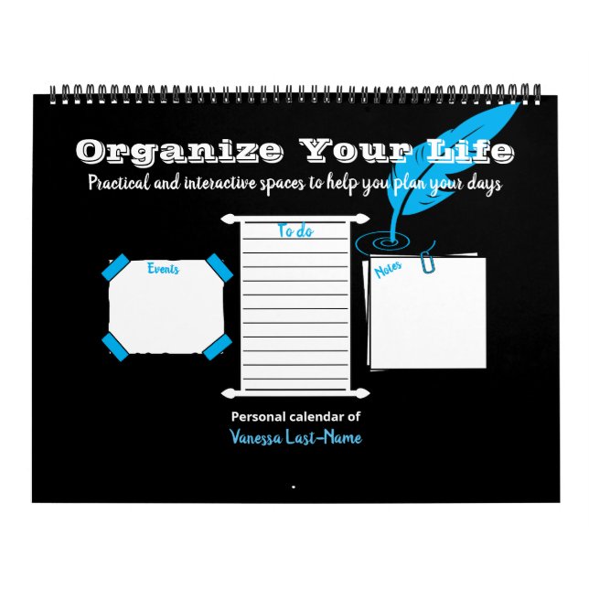 Calendário Organize a sua vida (Capa)