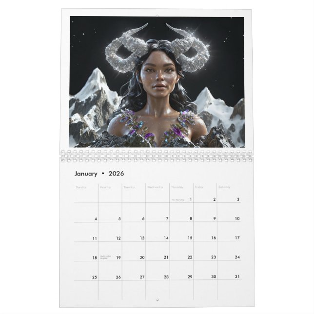 CALENDÁRIO ORIGINAL ART CALENDAR 2026  (Jan 2026)