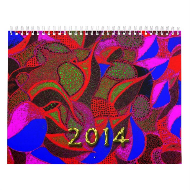 Calendário original da arte 2014 de Mike Pionus (Capa)