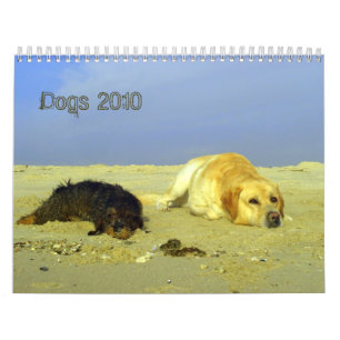 Calendário Os cães calendar para 2010