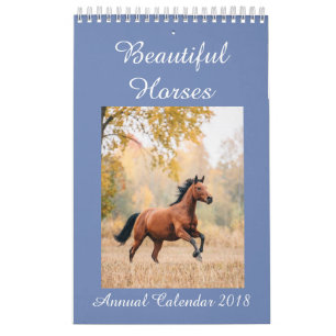 Calendário Os cavalos Calendar 2018