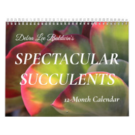 Calendário Os Espetaculares Suculentos de Debra Lee Baldwin 1