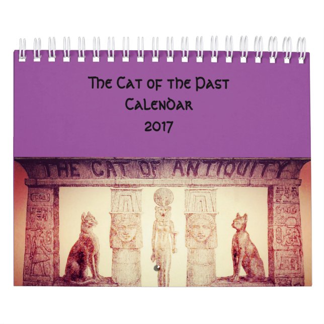 Calendário Os gatos do passado (Capa)