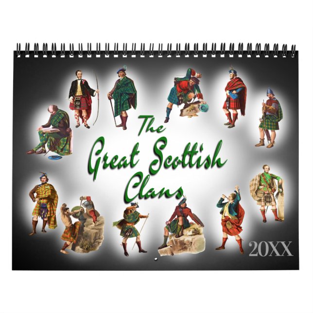 Calendário Os grandes clãs escoceses (Capa)