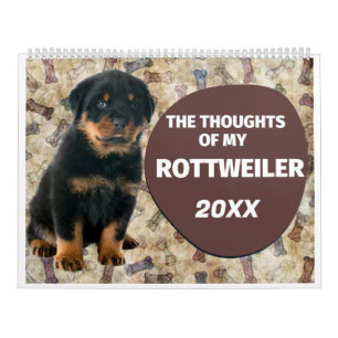 Calendário Os Hilários Pensamentos do Meu Rottweiler