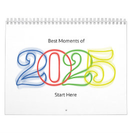 Calendário Os melhores momentos de 2025 começam aqui
