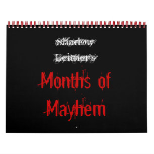 Calendário Os Meses de Má-Belém de Shadow Leitner