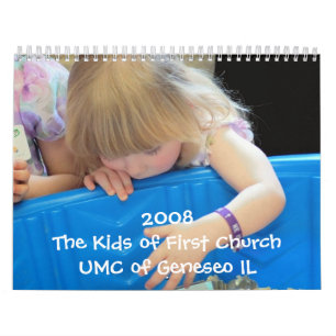 Calendário Os miúdos da primeira igreja