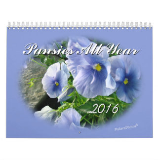 Calendário Os Pansies 2016 Calendário-personalizam o ano