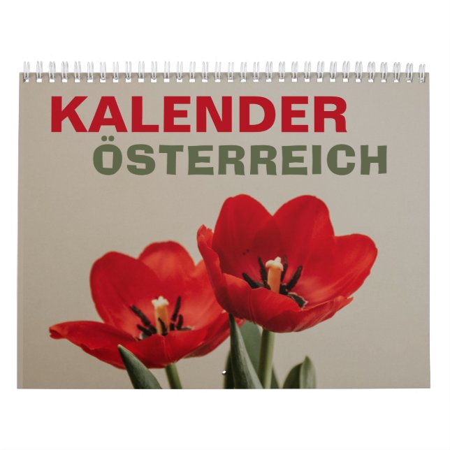 Calendário Österreich Kalender mit Feiertagen | Áustria 2026 (Capa)