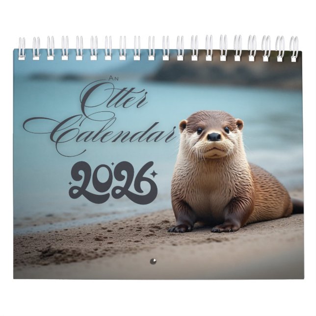 Calendário Otter Calendar 2026 (Capa)