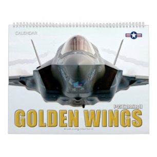 Calendário OURO WINGS F-35B/C Relâmpago II