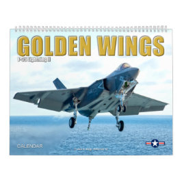Calendário OURO WINGS F-35B/C Relâmpago II