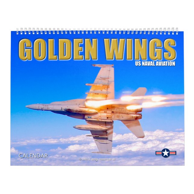 Calendário OUROS - Aviação Naval dos EUA (Capa)