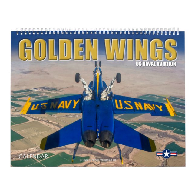 Calendário OUROS - Aviação Naval dos EUA (Capa)