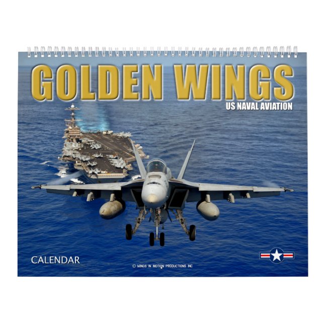 Calendário OUROS - Aviação Naval dos EUA (Capa)