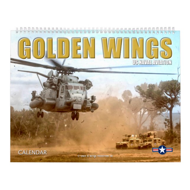 Calendário OUROS - Aviação Naval dos EUA (Capa)