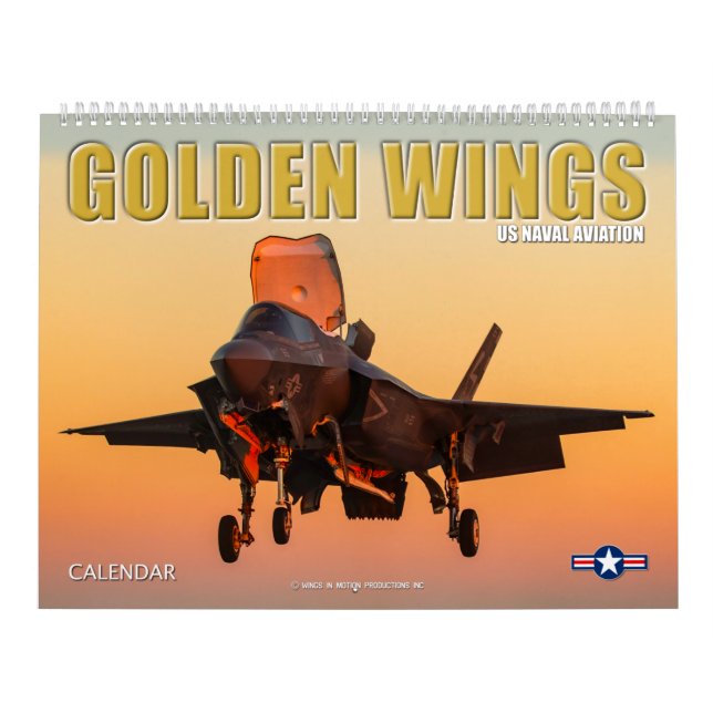Calendário OUROS - Aviação Naval dos EUA (Capa)