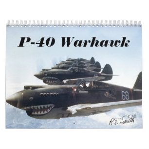 Calendário P-40 Warhawk