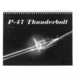 Calendário P-47 Thunderbolt