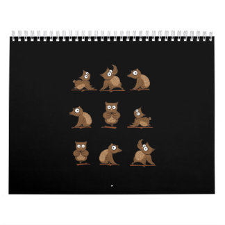 Calendário Padrão de Emoção Funny Owl