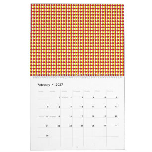 Calendário Padrão de Repetição Moderno de Meados do Século