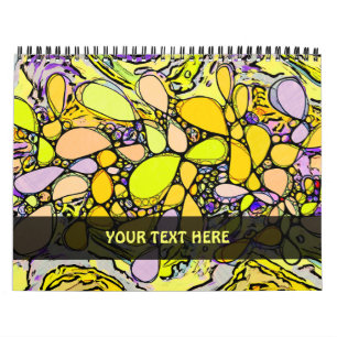 Calendário Padrões De Mão E Digitalmente Pintados Artigo 13º