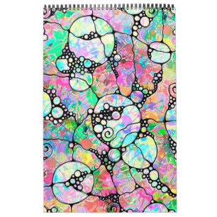 Calendário Padrões De Mão E Digitalmente Pintados Artigo 31º