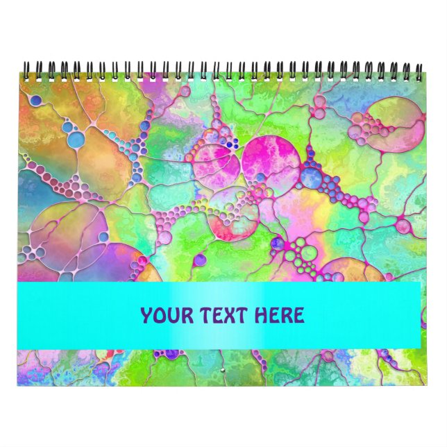 Calendário Padrões De Mão E Digitalmente Pintados Artigo 41º (Capa)