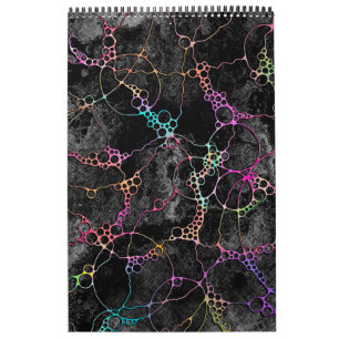 Calendário Padrões De Mão E Digitalmente Pintados Artigo 44º