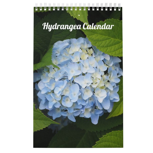 Calendário Página Solteiro Hydrangea (Capa)
