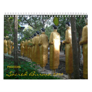 Calendário Pagodas: Birmânia sagrada