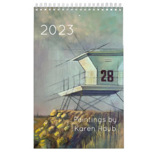 Calendário Paintings Paintings San Diego 2023 Pequeno Calendá