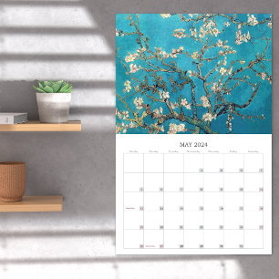 Calendário Paintings Vincent van Gogh Fine Art