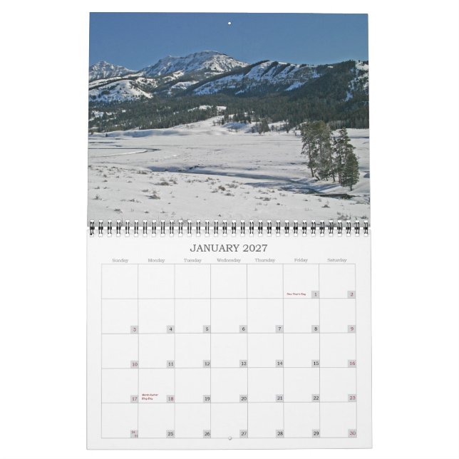 Calendário País grande 2011 do céu (Jan 2027)