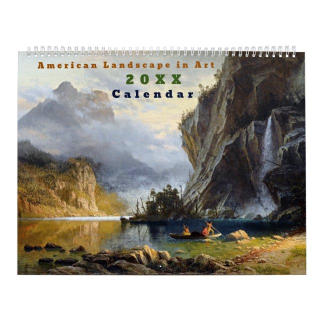Calendário Paisagem Americana na Arte Vintage (Capa)