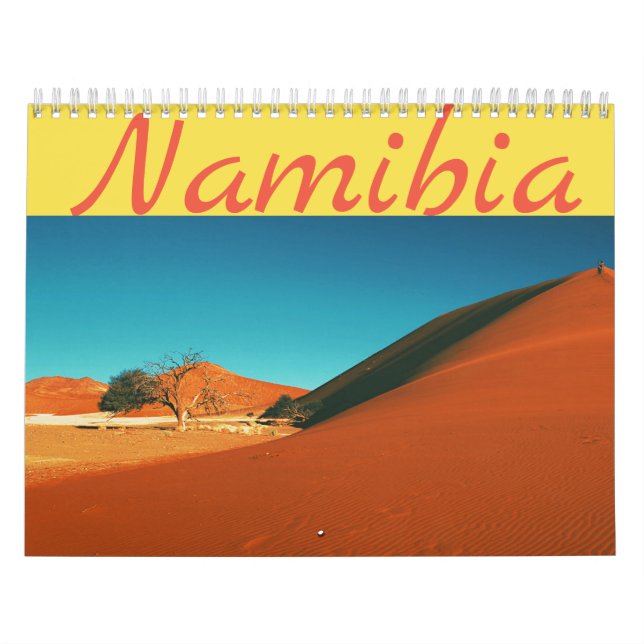 Calendário Paisagem da Namíbia Sand Dune (Capa)