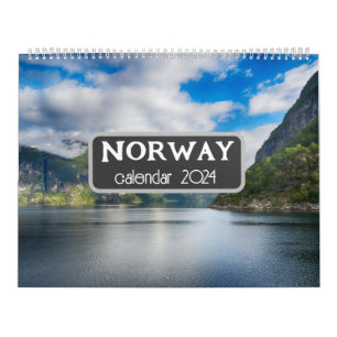 Calendário Paisagem da Noruega