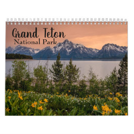 Calendário Paisagem do Parque Nacional Grand Teton