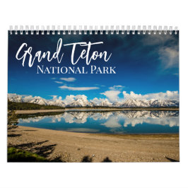 Calendário Paisagem do Parque Nacional Grand Teton