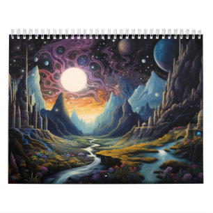 Calendário Paisagem fantasma